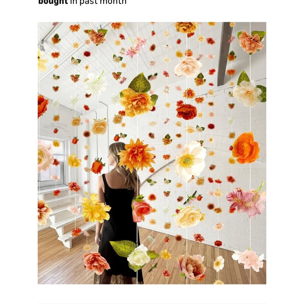Flower Backdrop Garland 6 Piece